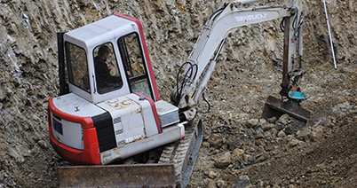 bagger front - Galabau-Onepager